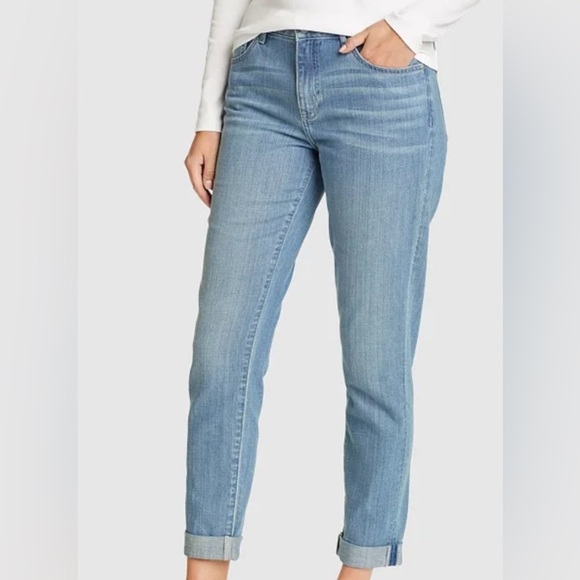 NWT Eddie Bauer Women's Boyfriend Jeans - Picture 1 of 16
